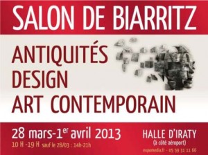Le Salon des Antiquaires revient du 17 au 21 Avril 2014, à la Halle d’Iraty de Biarritz.  