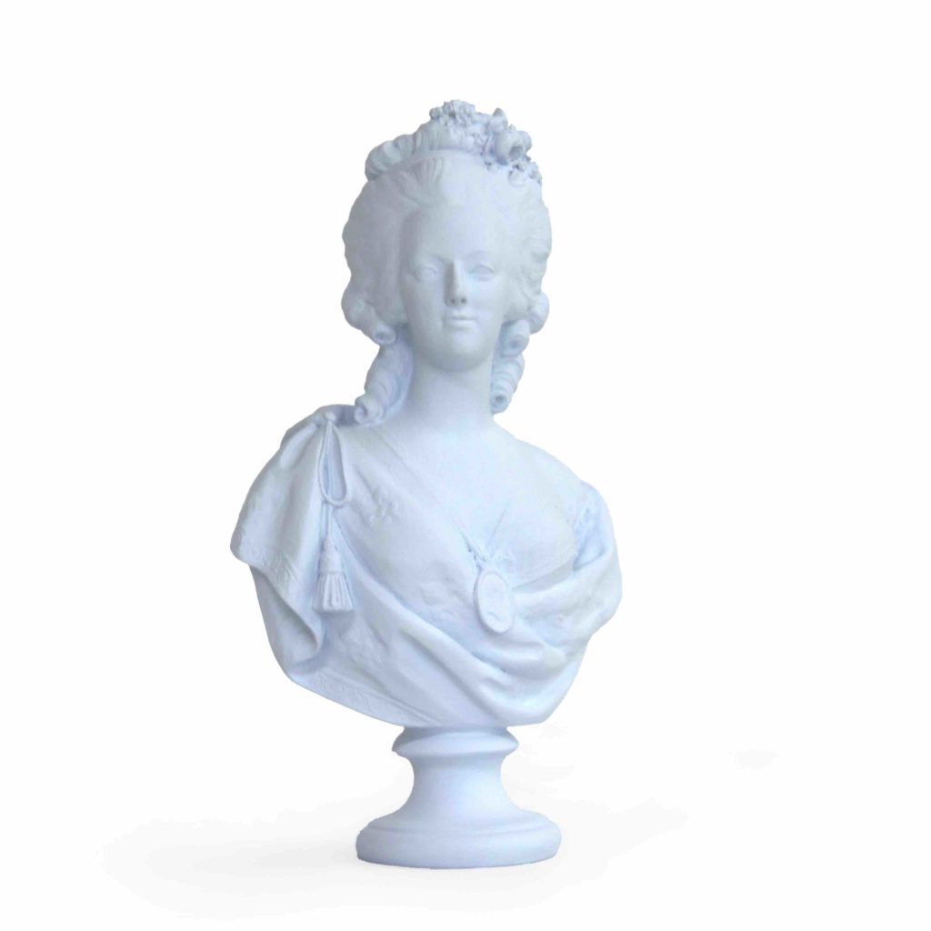 Sculpture de buste Marie Antoinette Reine de France